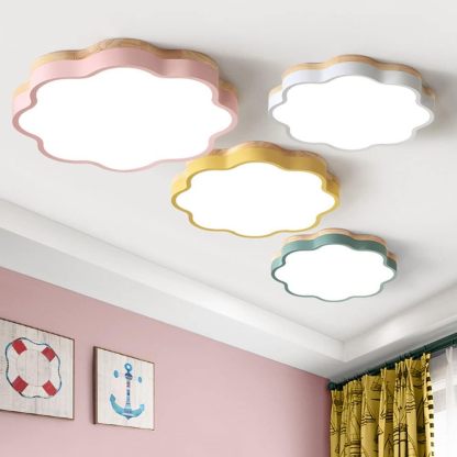 Modern Acrylic Flowers Kid LED Ceiling Light For Bedroom