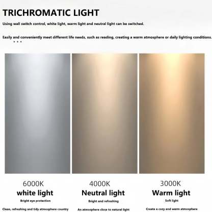 Minimal Decor Rotatable Acrylic LED Bedroom Ceiling Lights