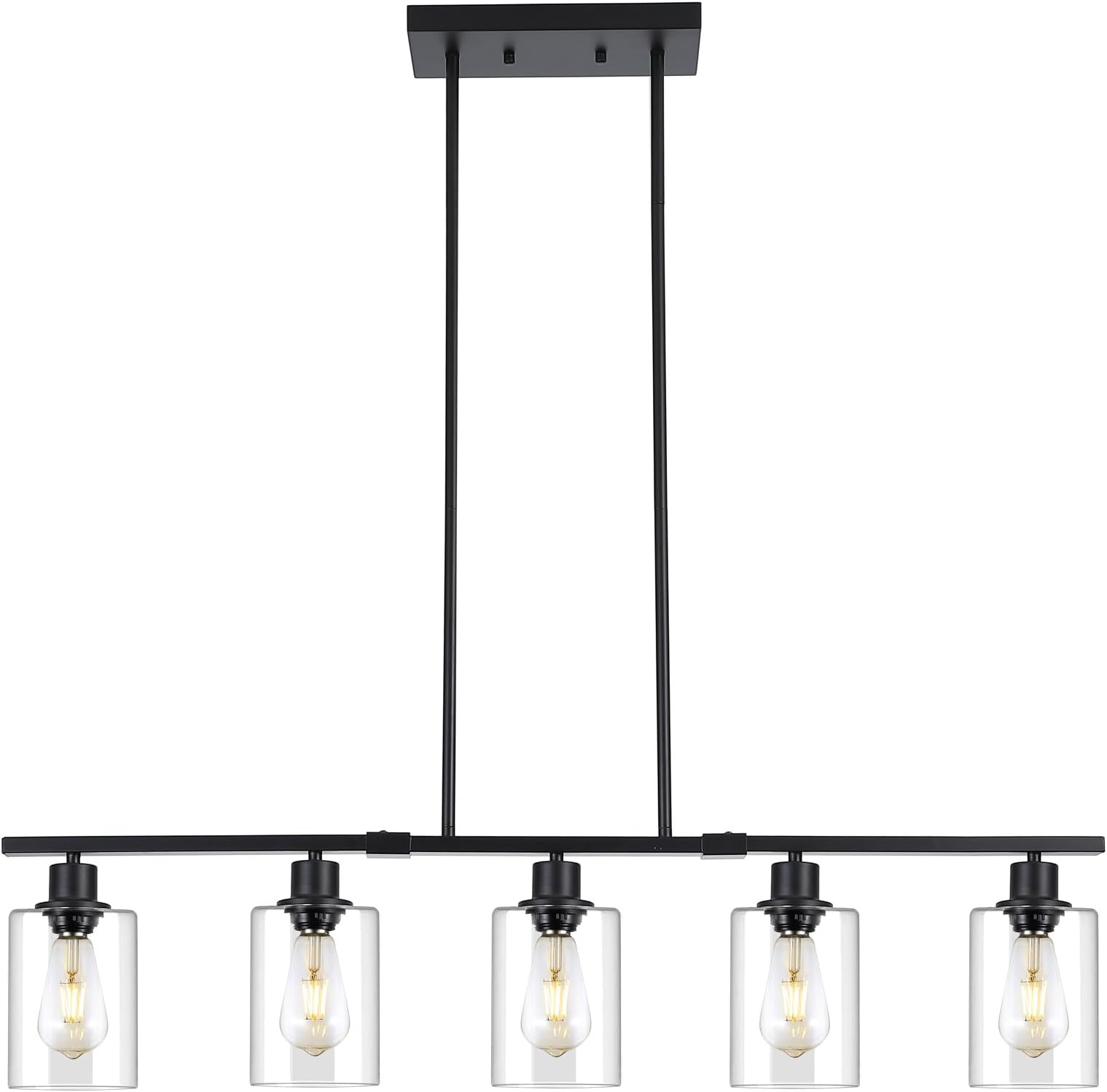 Industrial Black Ceiling Lights For Kitchen Island