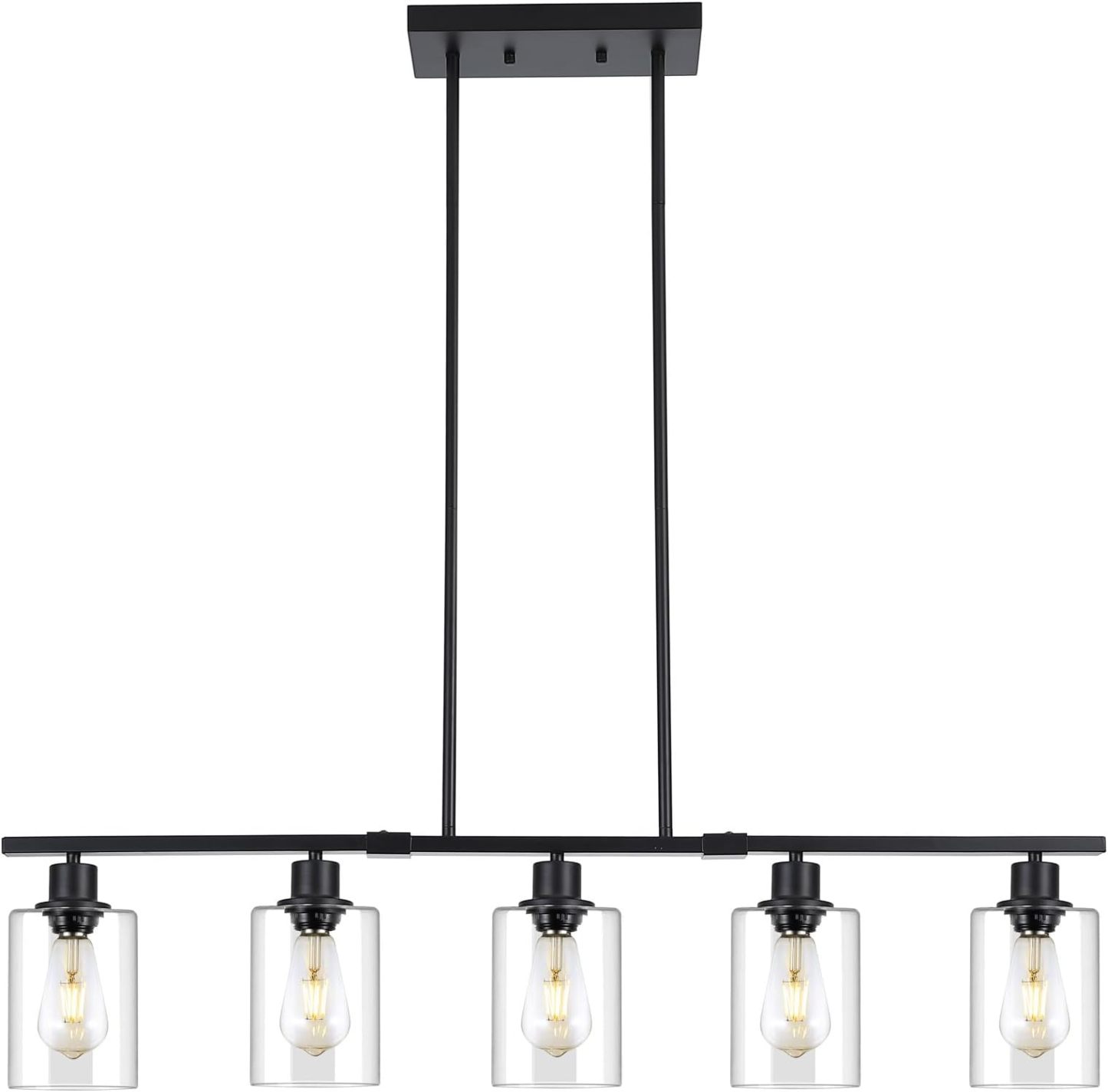 Industrial Black Ceiling Lights For Kitchen Island