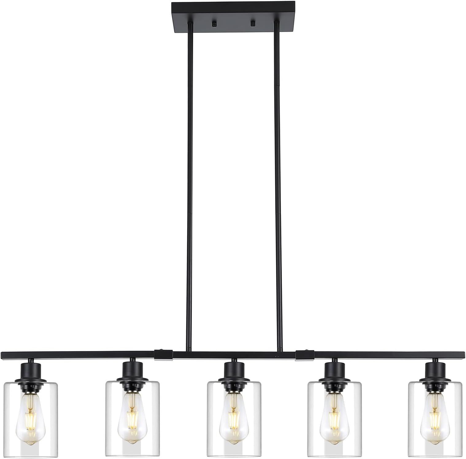 Industrial Black Ceiling Lights For Kitchen Island