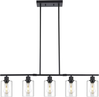 Industrial Black Ceiling Lights For Kitchen Island