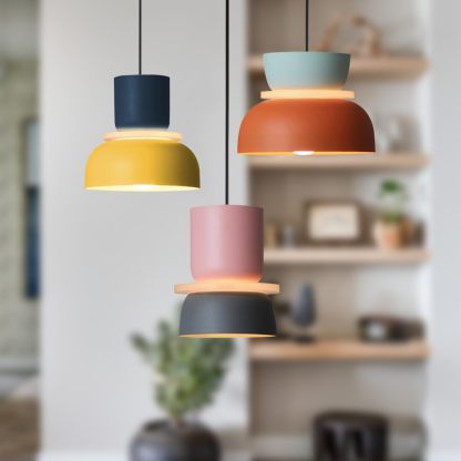Homdiy Pendant Light Creative Colorful Kitchen Island Pendant Lighting