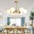 Homdiy Glass Chandelier Modern Gold Luxury Brass Chandelier Light For Bedroom