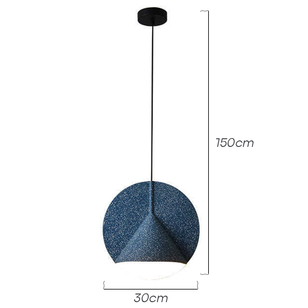 Macaron Industrial Resin LED Pendant Lights For Dining Room