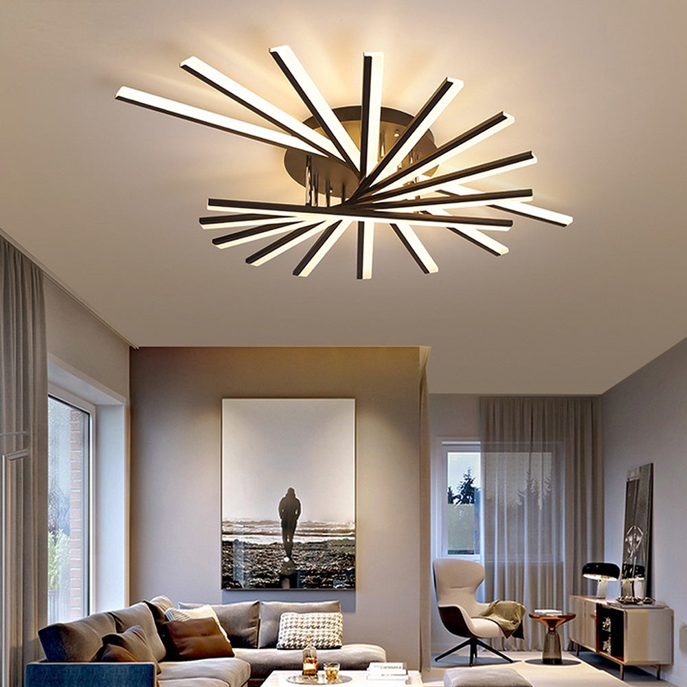 Nordic Minimalist Iron LED Ceiling Lighting