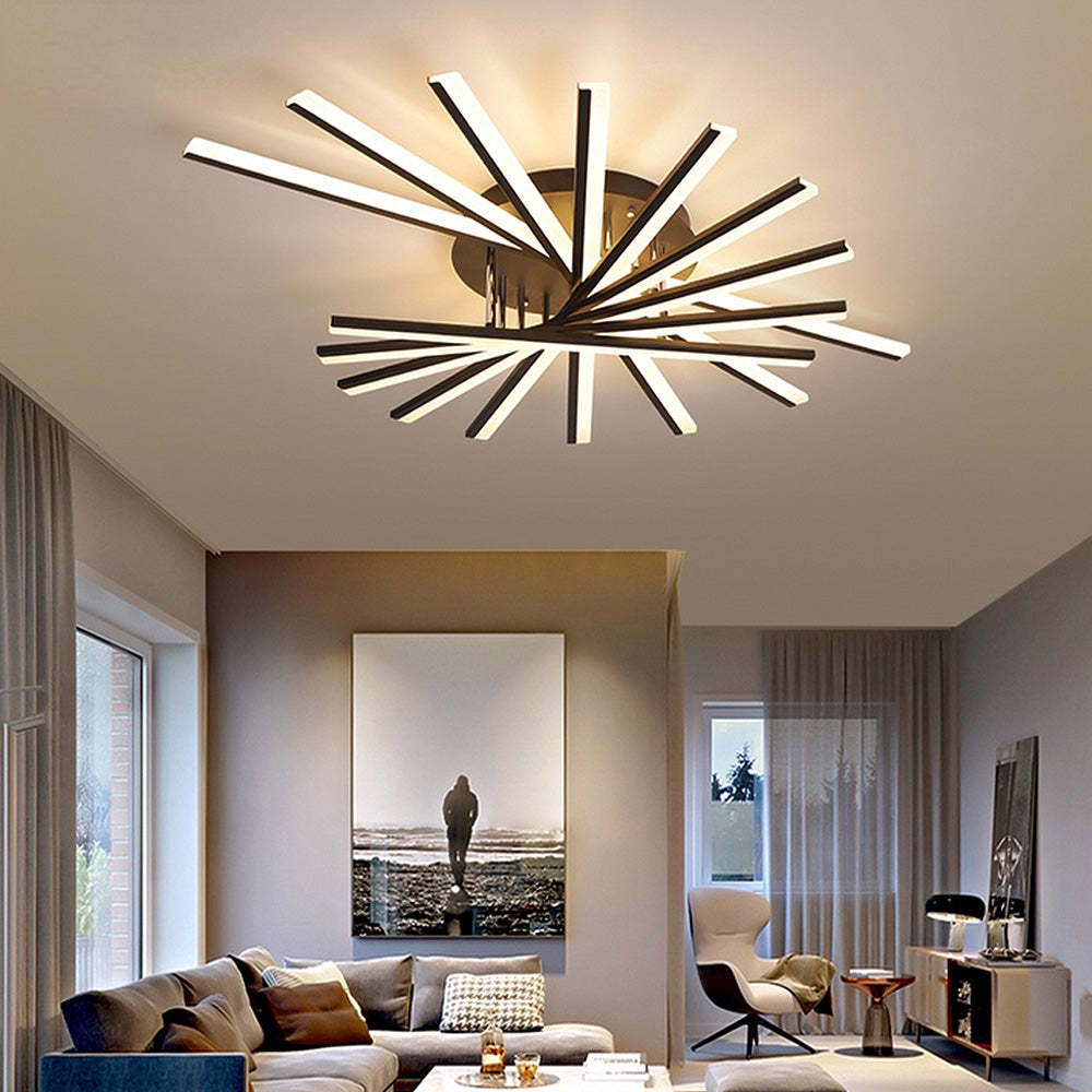 Nordic Minimalist Iron LED Ceiling Lighting