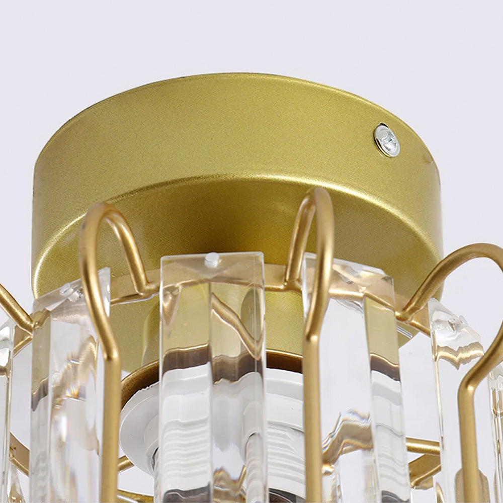 Art Deco Black Metal Ceiling Lights For Bedroom