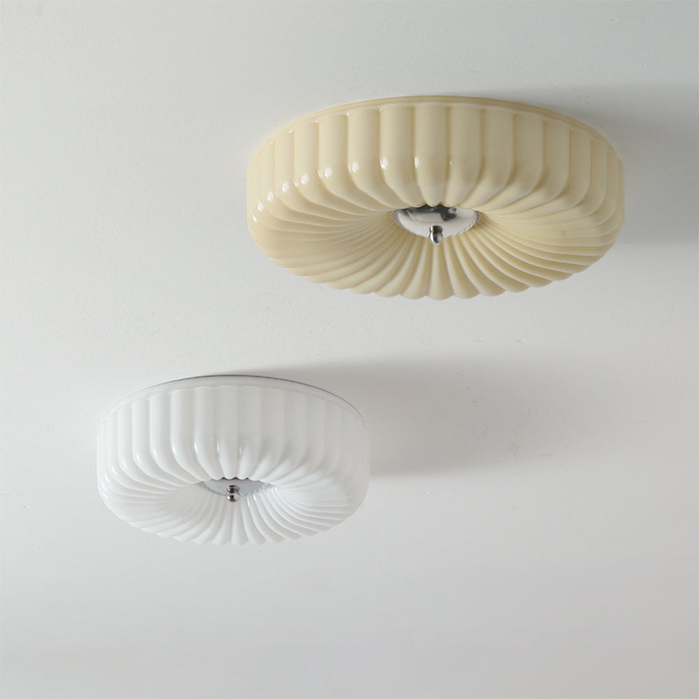 Medieval Cream Style Bauhaus Glass Ceiling Light -Homdiy