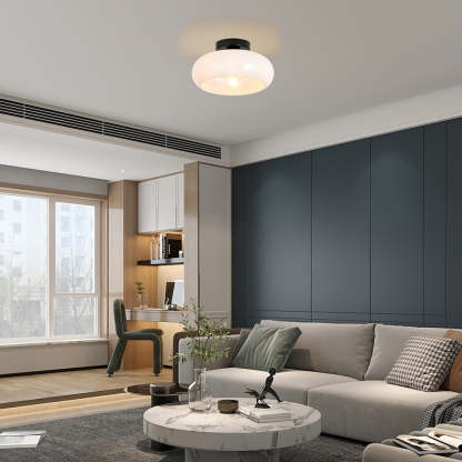 Modern Minimalist Glass Living Room Ceiling Light