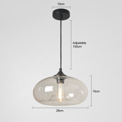 Vintage Glass Dining Room Kitchen Pendant Lights