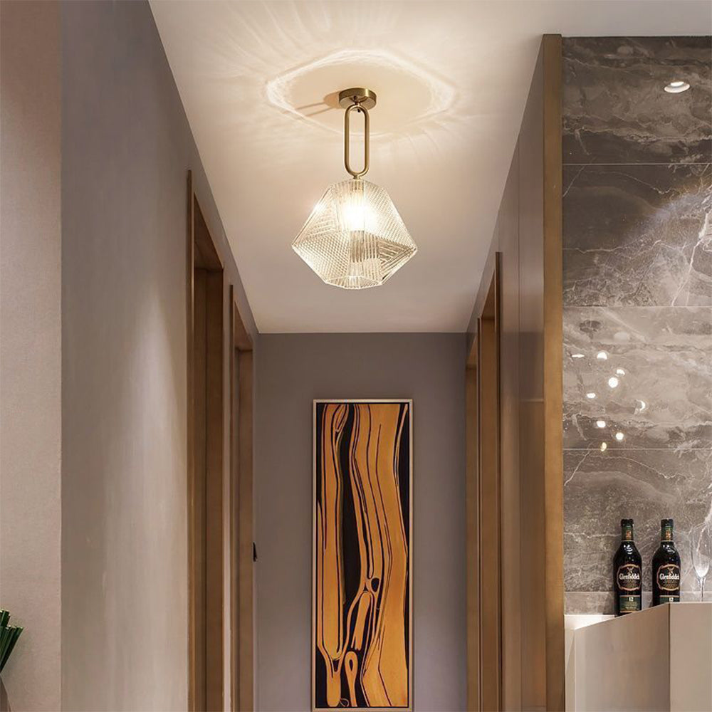Modern Glass Hallway Ceiling Lights