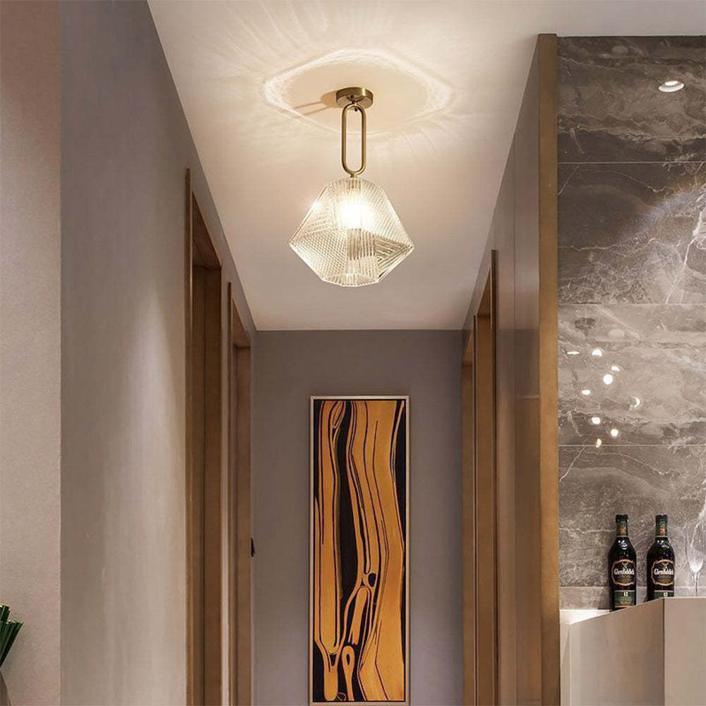 Modern Glass Hallway Ceiling Lights
