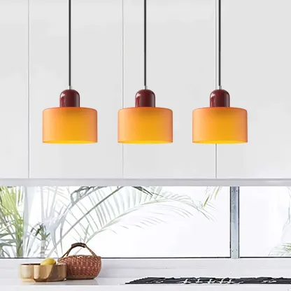 Bauhaus Modern Glass Ceiling Pendant Light