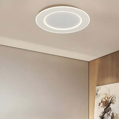 Modern Minimalist White Acrylic LED Ceiling Light for Living Room