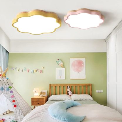 Modern Acrylic Flowers Kid LED Ceiling Light For Bedroom