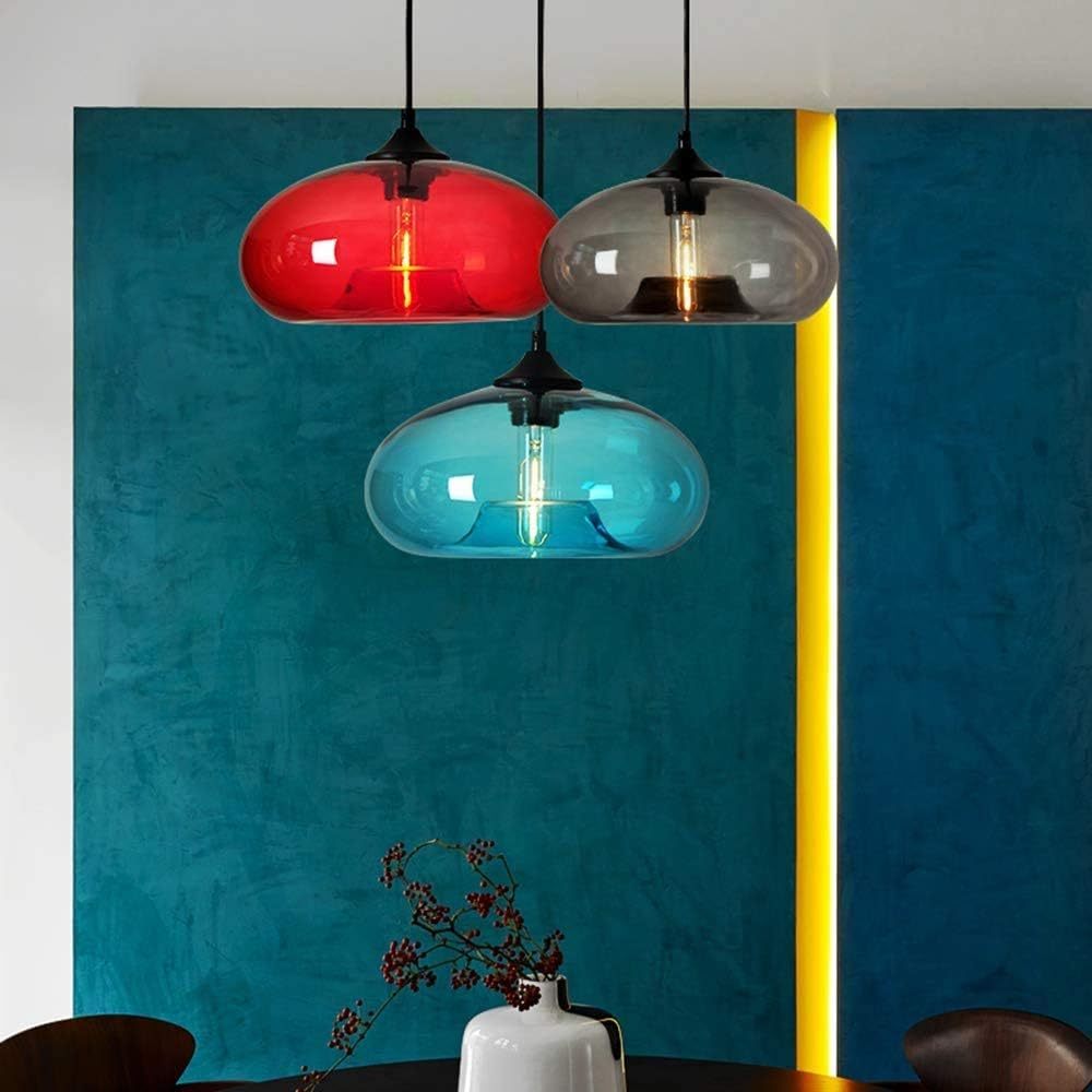 Vintage Glass Dining Room Kitchen Pendant Lights