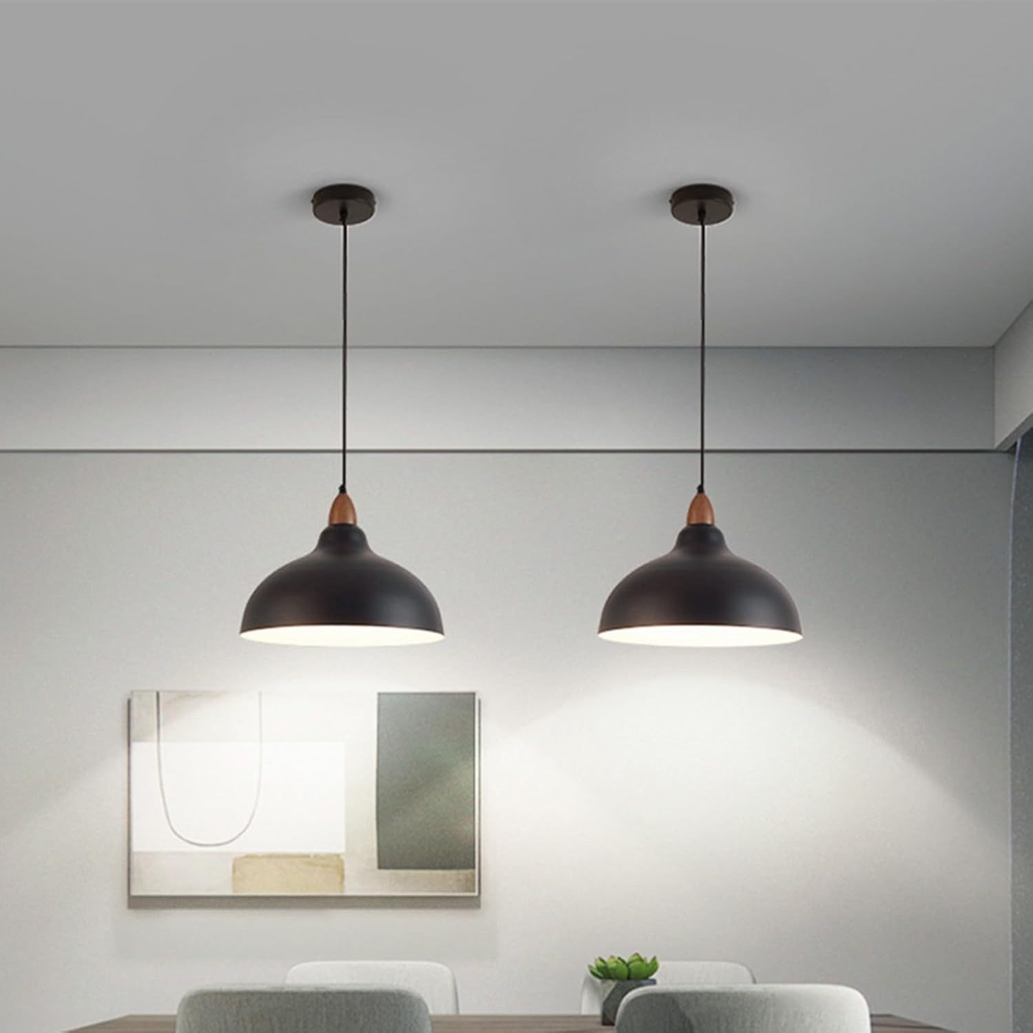 Industrial Iron Pendant Lights For Kitchen