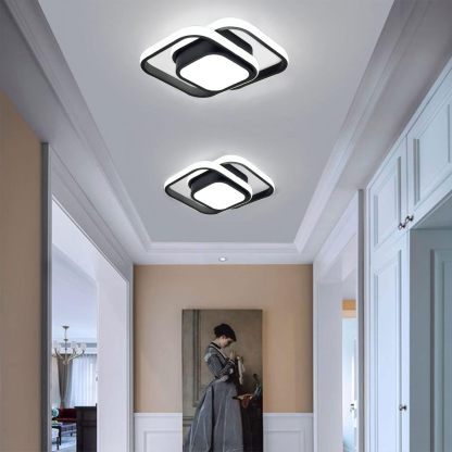 Double Ring Simple LED Ceiling Lamp