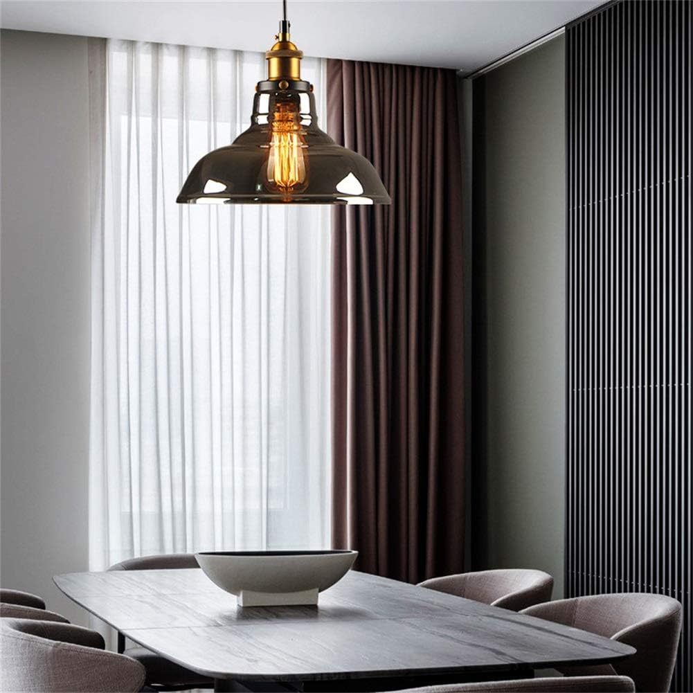 Nordic Simple Clear Glass Bedside Pendant Lighting