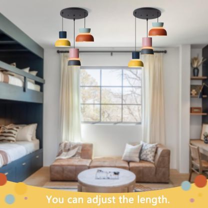 Modern Macaron Triple Pendant Light For Kitchen Island