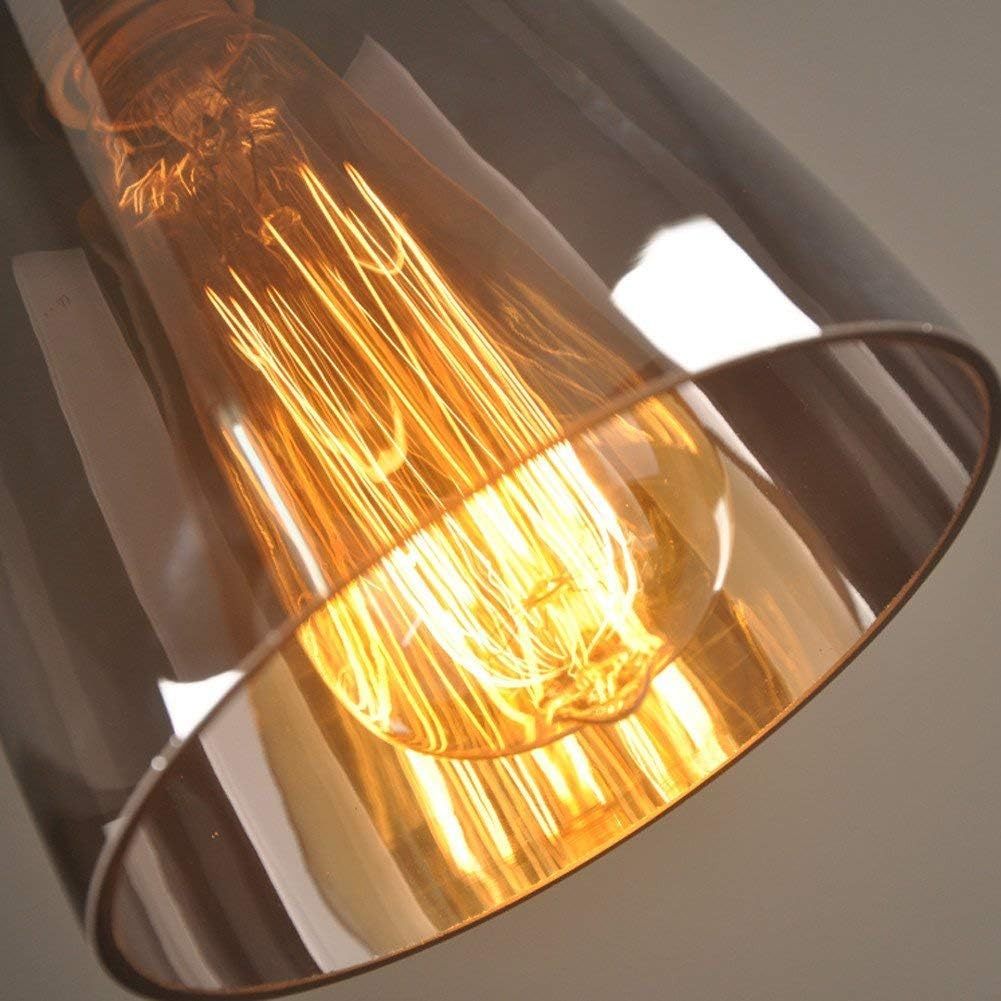 Nordic Simple Clear Glass Bedside Pendant Lighting
