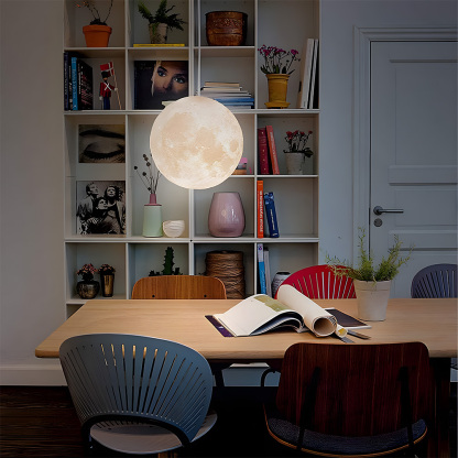 Creative Universe Planet Moon Bedroom Pendant Light