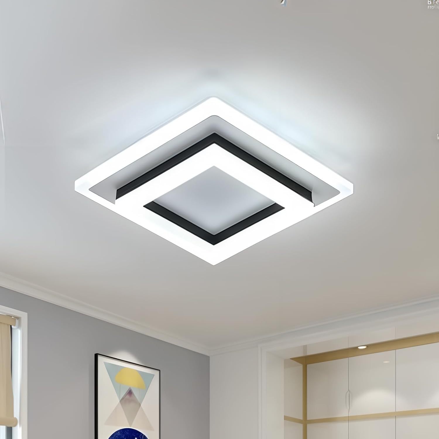 Geometric Square Hallway LED Ceiling Lights