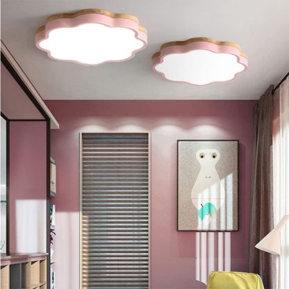 Modern Acrylic Flowers Kid LED Ceiling Light For Bedroom