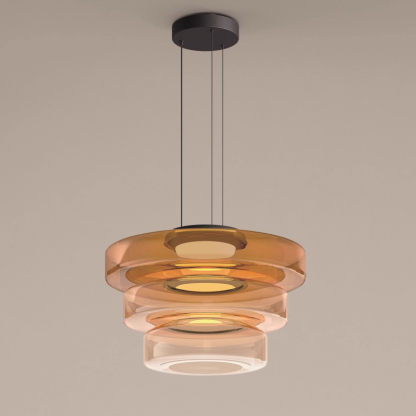 Modern Designer Style Creative Glass Pendant Round Hanging Lighting -Homdiy