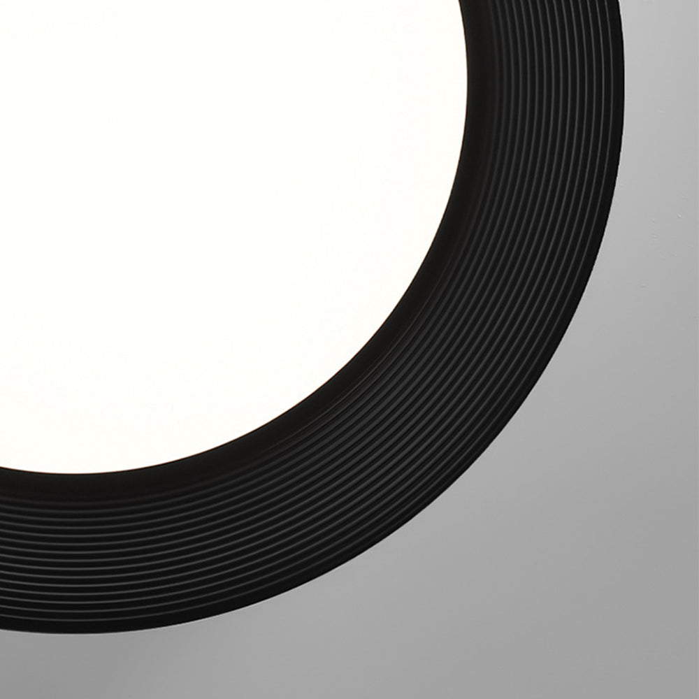 Modern LED Metal Ceiling Lamp Flush Mount Black Ceiling Light