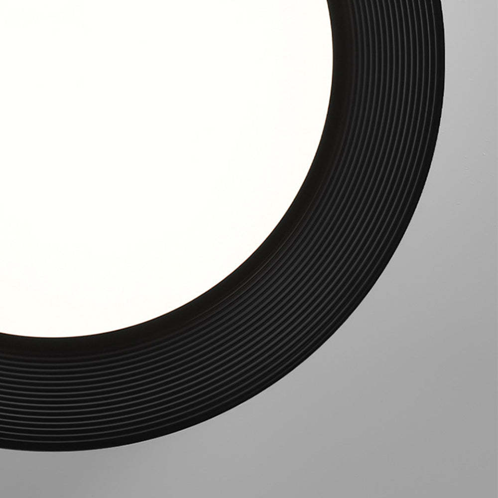 Modern LED Metal Ceiling Lamp Flush Mount Black Ceiling Light