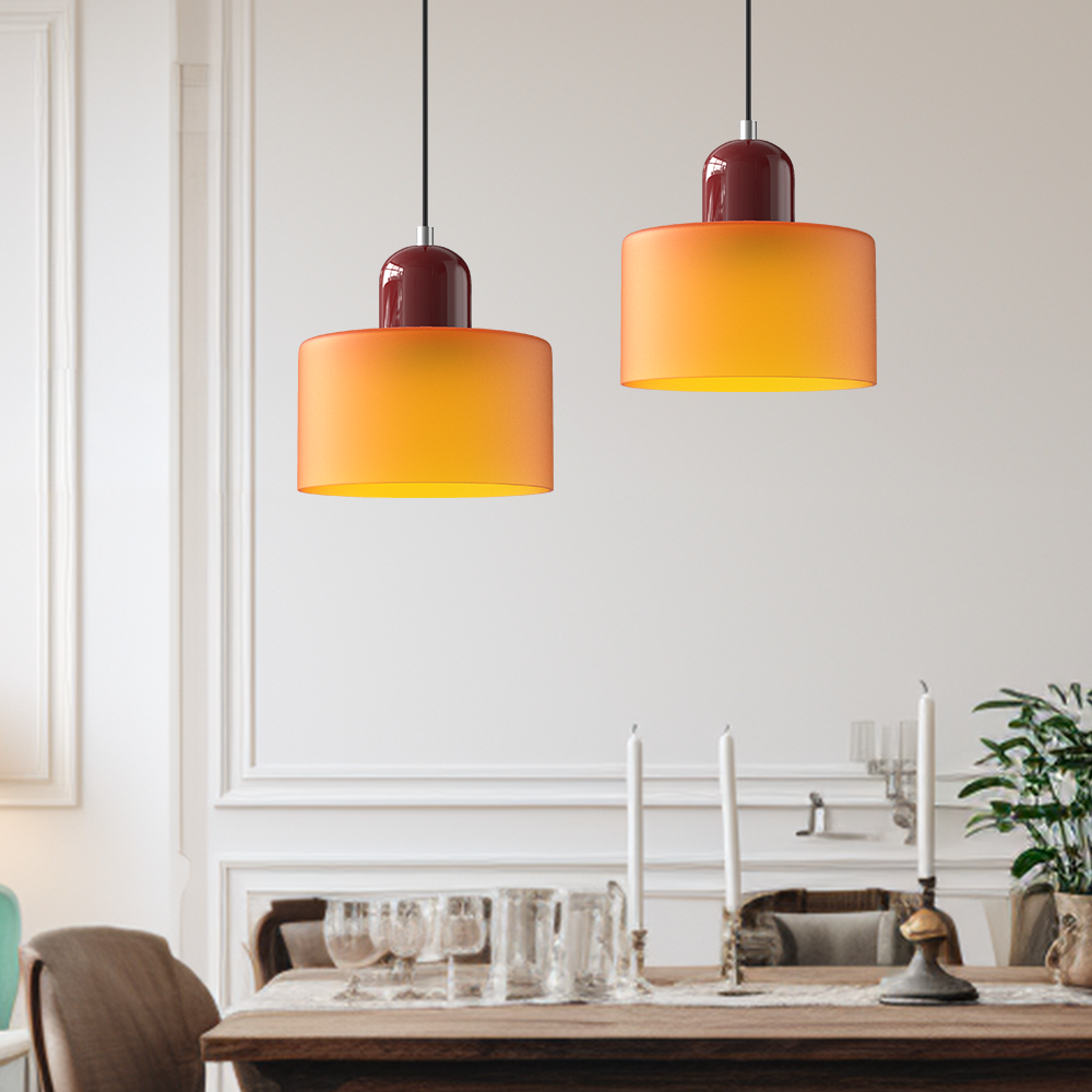 Bauhaus Small Glass Pendant Light -Homdiy