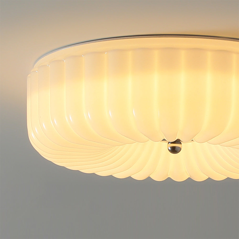 Medieval Cream Style Bauhaus Glass Ceiling Light -Homdiy