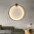 Minimalist Circle Background Decoration Wall Light -Homdiy