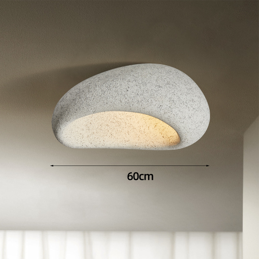 Wabi Sabi Khmara Flush Ceiling Light -Homdiy