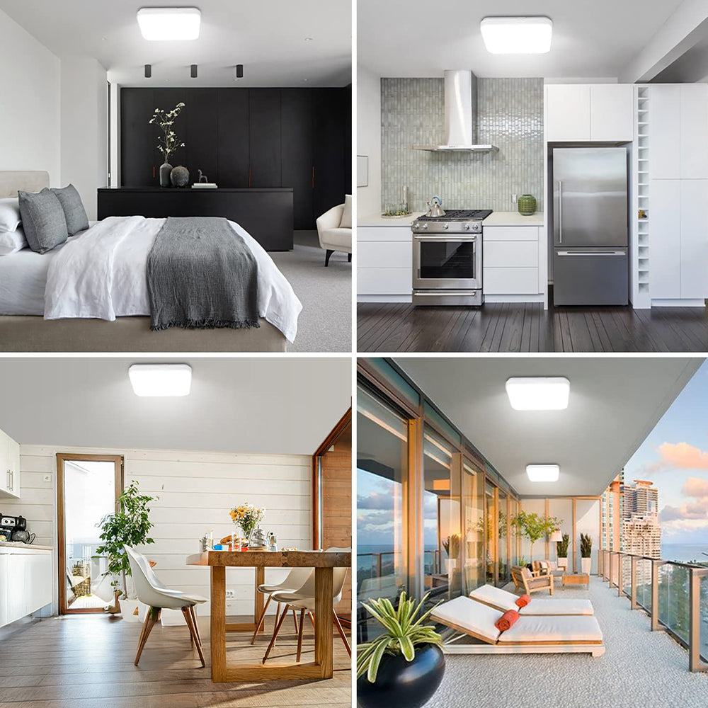 Minimalist Modern Square LED Ceiling Light for Bedroom