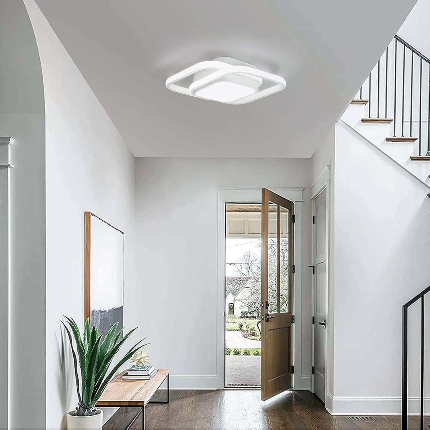 Double Ring Simple LED Ceiling Lamp