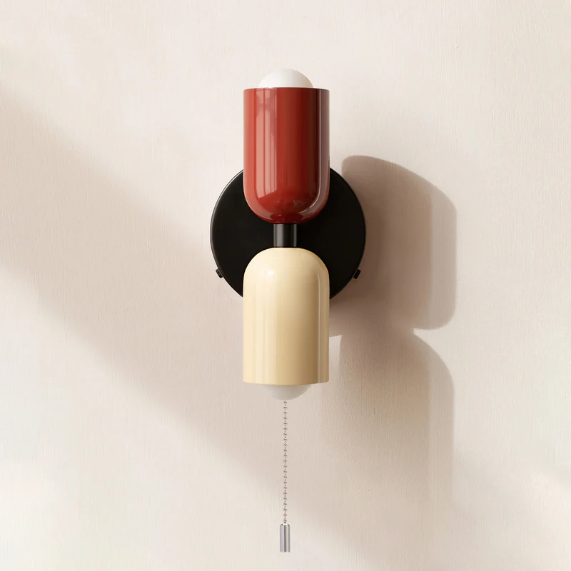 Modern Cream Style Double Head Home Deco Wall Light