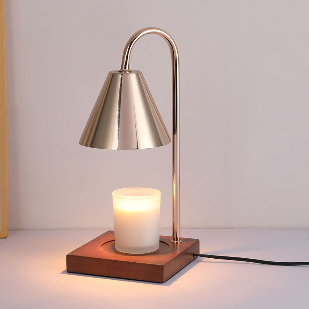 Wood Simple Iron Bedroom Mini Candle Warmer Light
