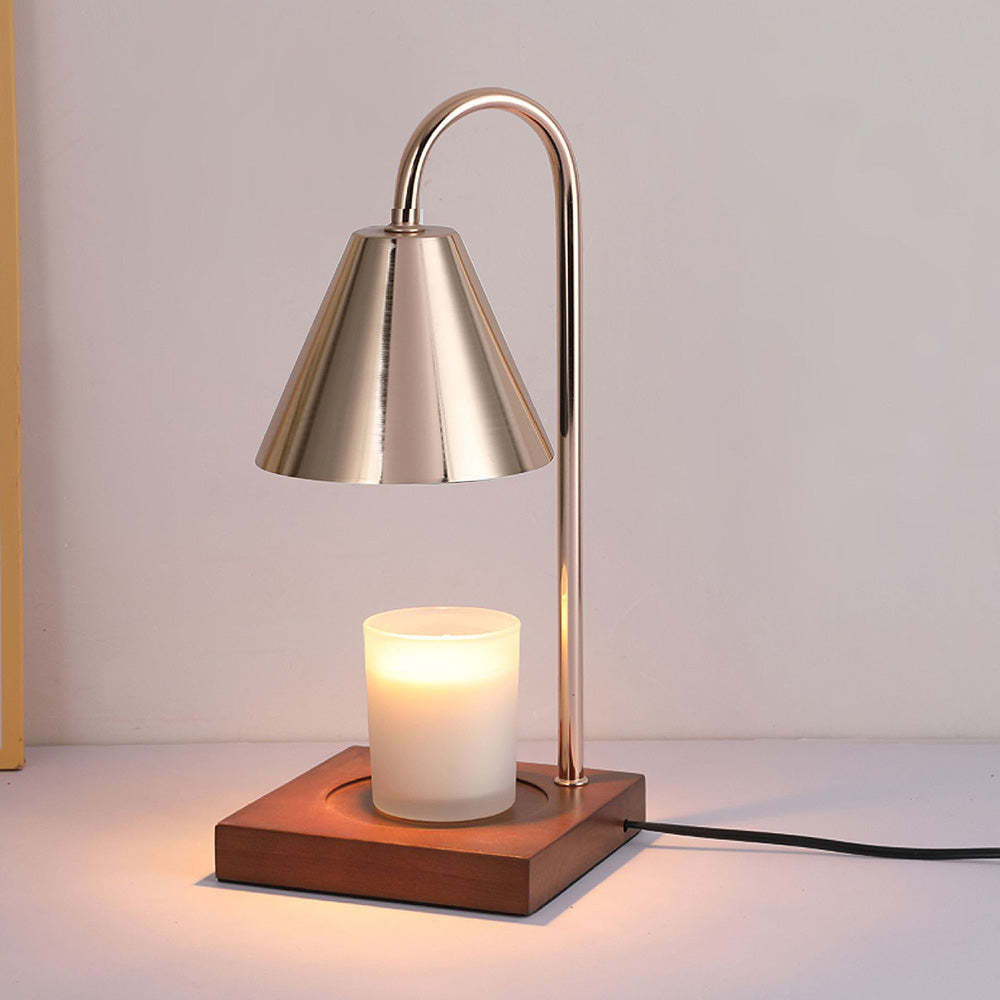 Wood Simple Iron Bedroom Mini Candle Warmer Light