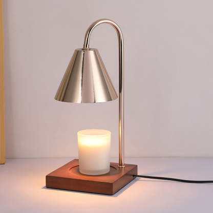 Wood Simple Iron Bedroom Mini Candle Warmer Light