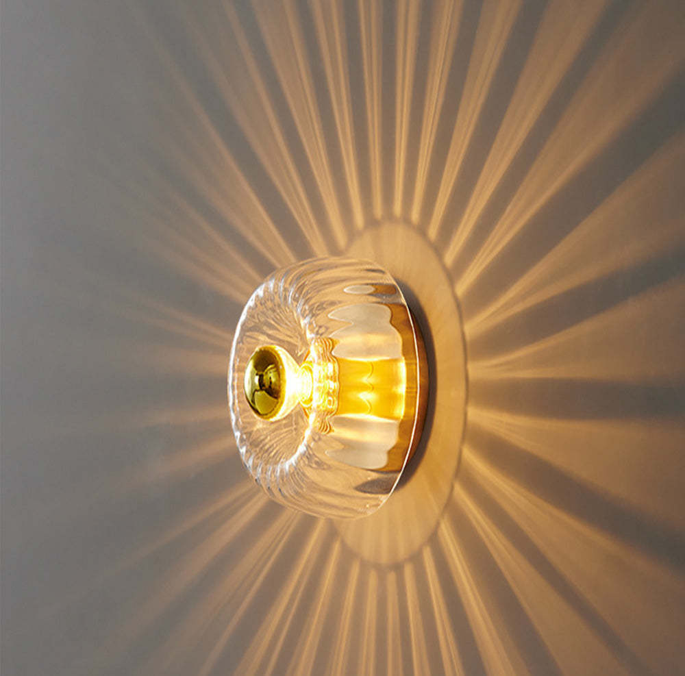Contemporary Simple Mini Clear Glass Ceiling Light