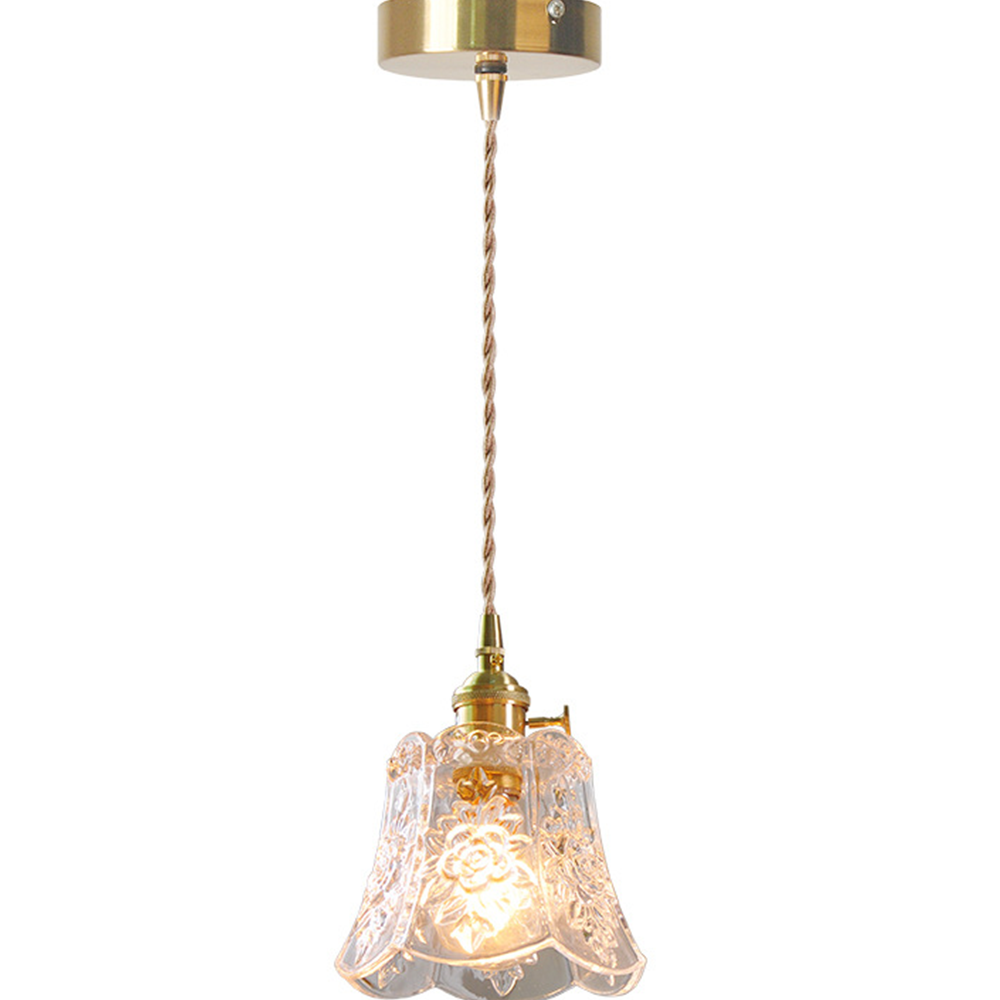 Elegant Simple Glass Living Room Pendant Light