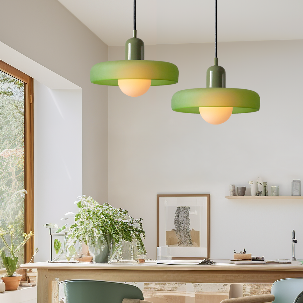 Colorful Bauhaus Glass Pendant Light -Homdiy