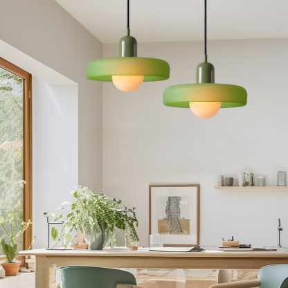 Colorful Bauhaus Glass Pendant Light -Homdiy