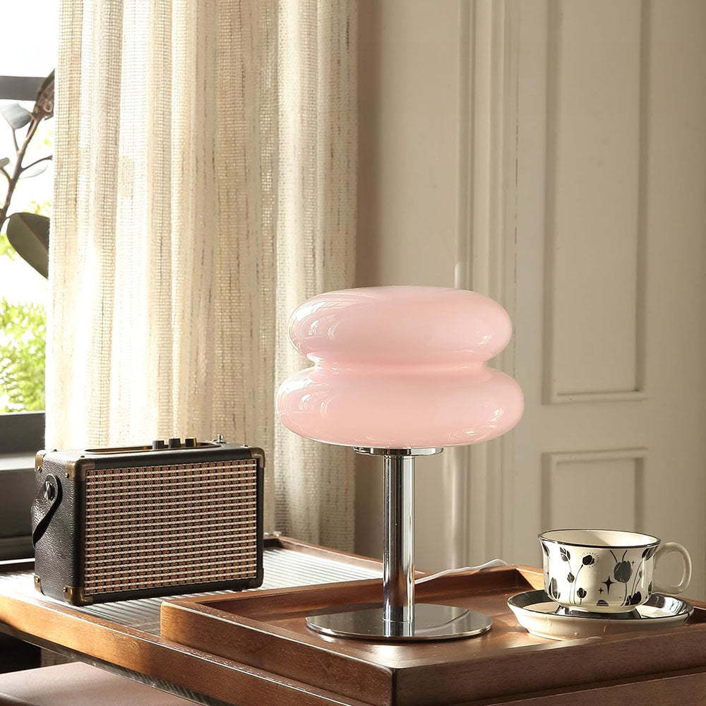 Morandi Glass Simple Living Room Mini Table Lamp