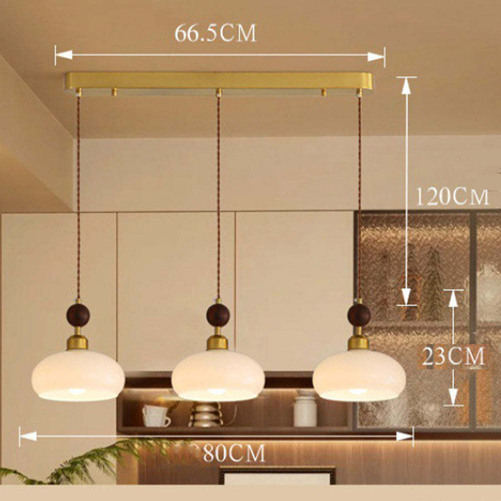 Nordic Glass Pendant Lighting For Kitchen Island