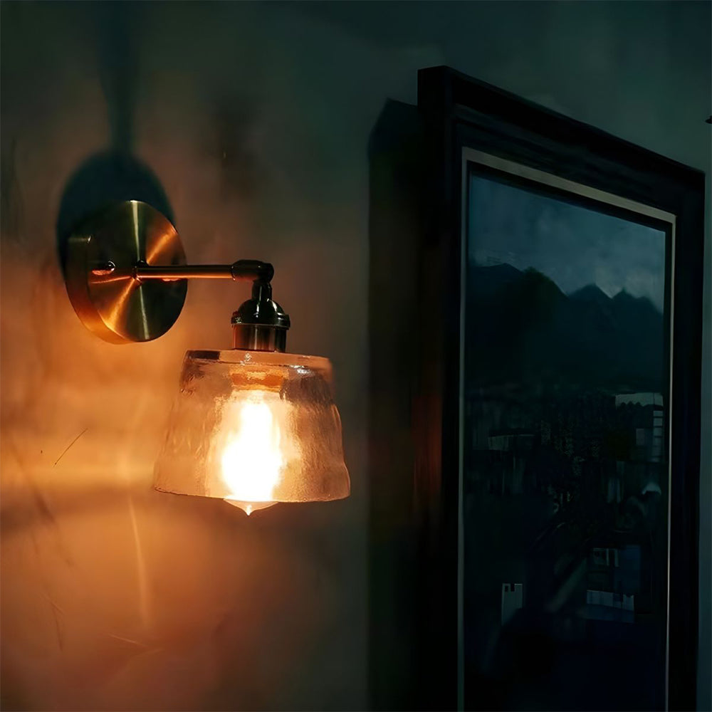 Nordic Vintage Glass Wall Sconce -Homdiy