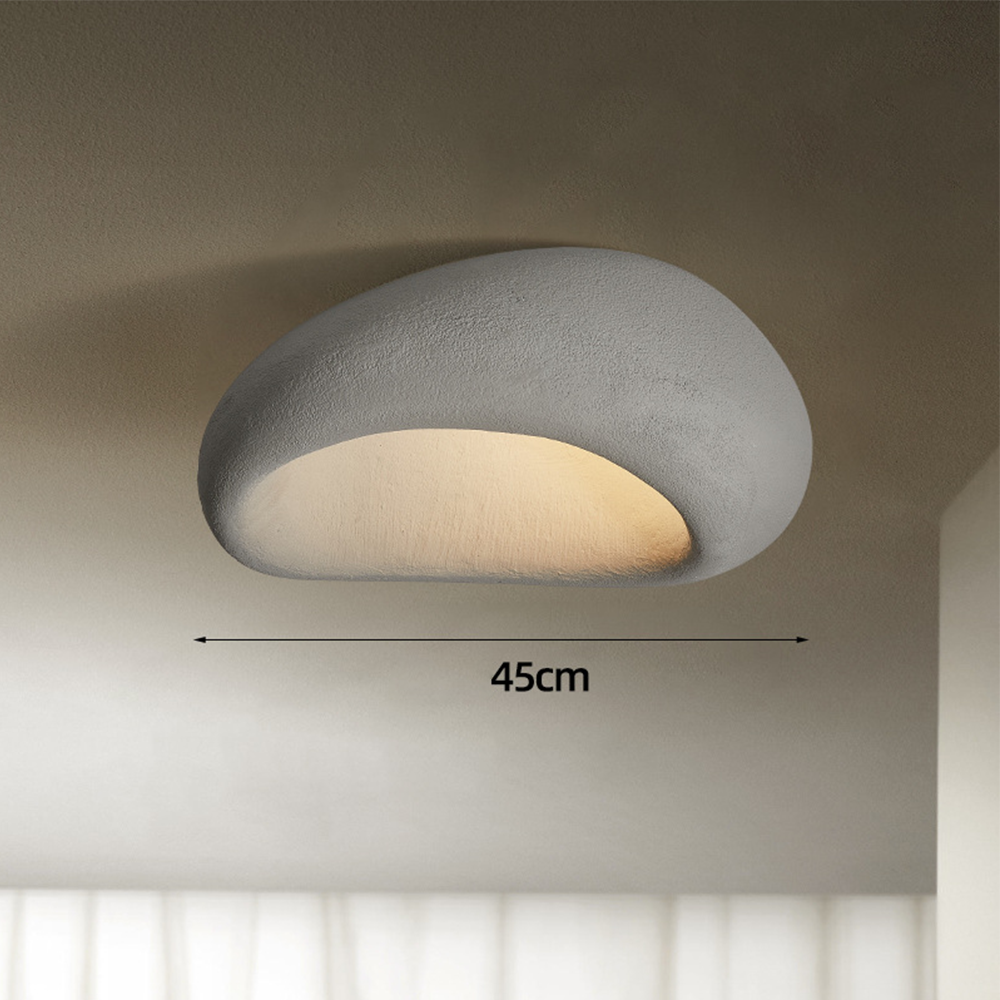 Wabi Sabi Khmara Flush Ceiling Light -Homdiy